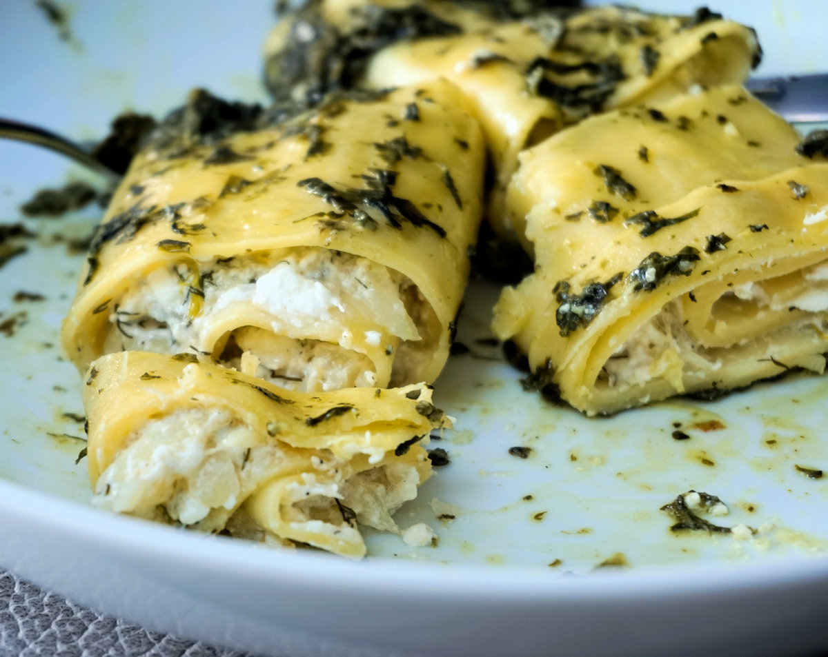 Fennel And Spinach Lasagne Rolls Recipe Cuisine Fiend
